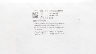 Smith&Nephew 66800406 Acticoat Flex 3 Silver Dressing 4inch x 4inch (x)